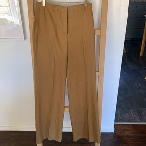 JCREW tan checked slacks